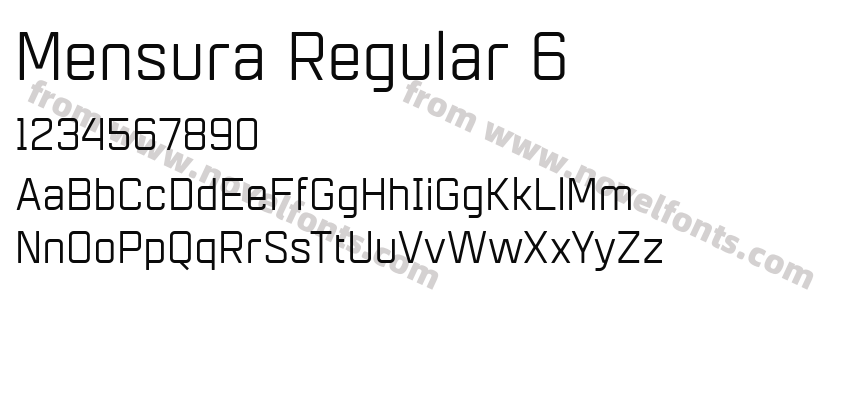 Mensura Regular 6Preview