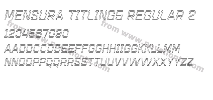 Mensura Titling5 Regular 2Preview