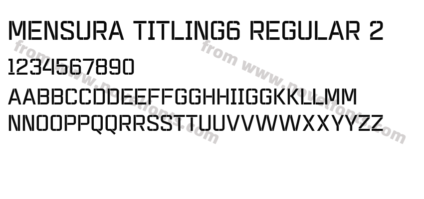 Mensura Titling6 Regular 2Preview