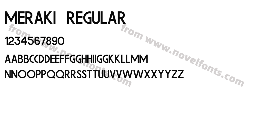 Meraki RegularPreview