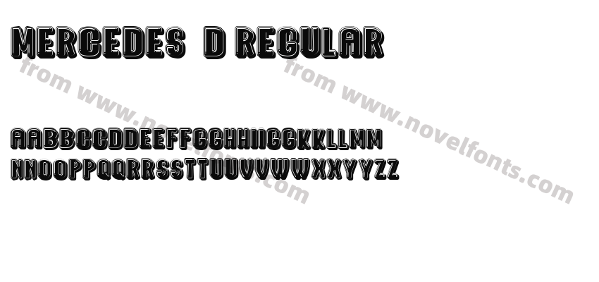 Mercedes 3D RegularPreview