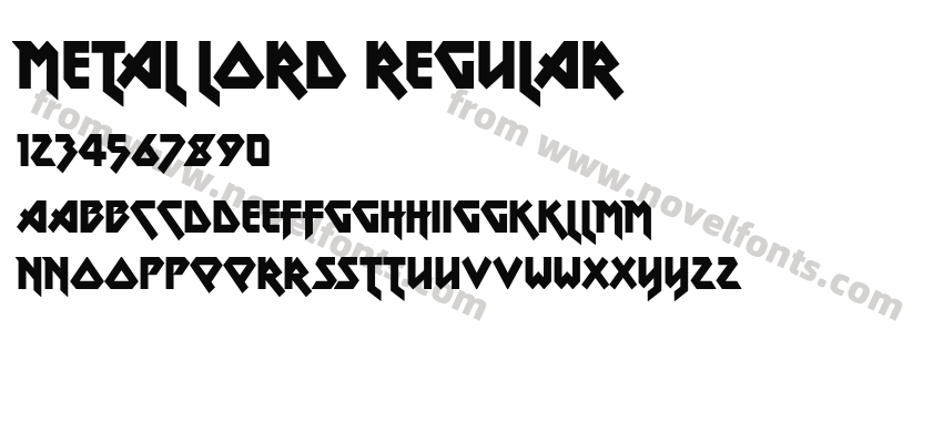 Metal Lord RegularPreview
