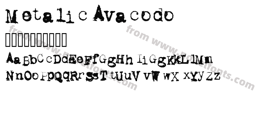 Metalic AvacodoPreview