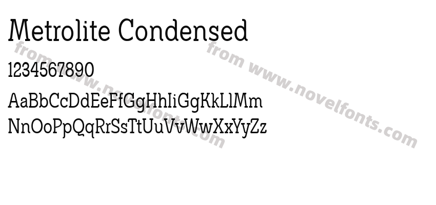 Metrolite CondensedPreview