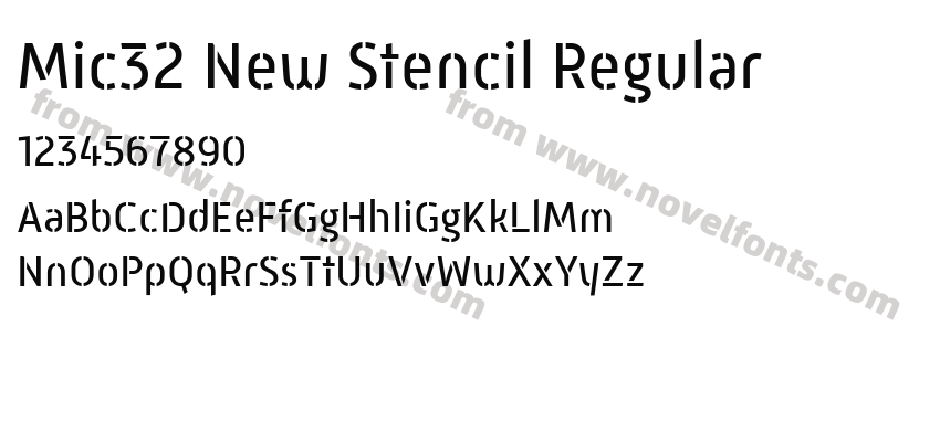 Mic32 New Stencil RegularPreview