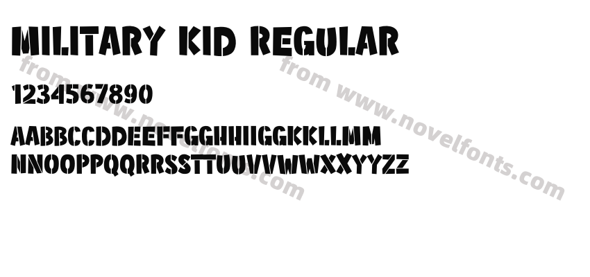 Military Kid RegularPreview