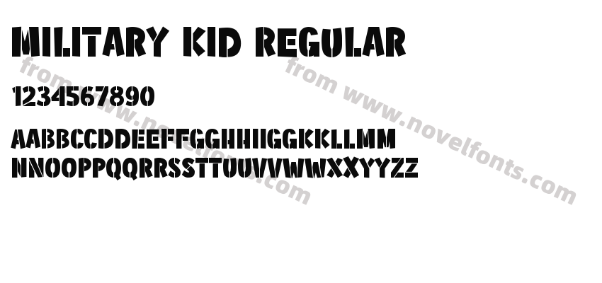 Military Kid RegularPreview
