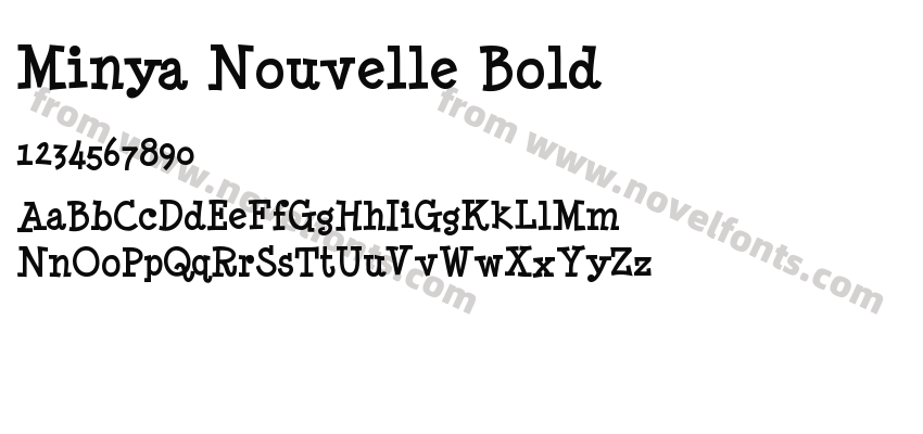 Minya Nouvelle BoldPreview