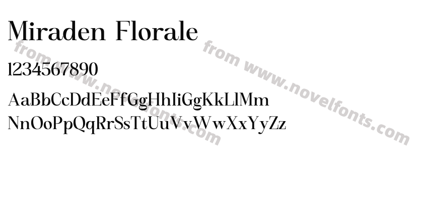Miraden FloralePreview