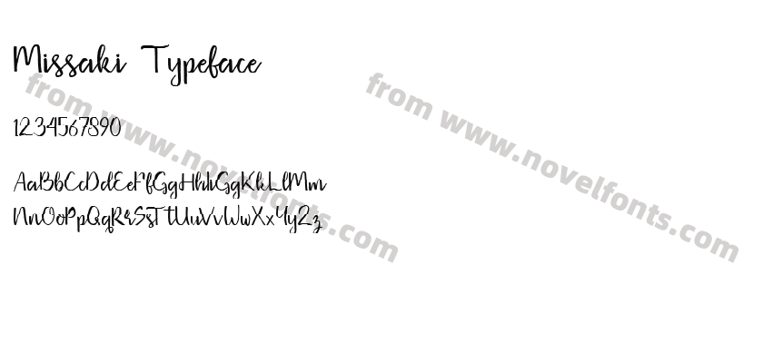 Missaki TypefacePreview