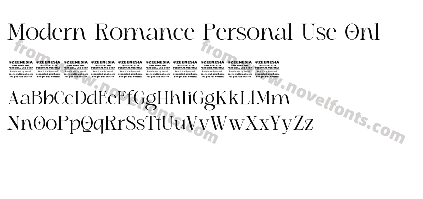 Modern Romance Personal Use OnlPreview