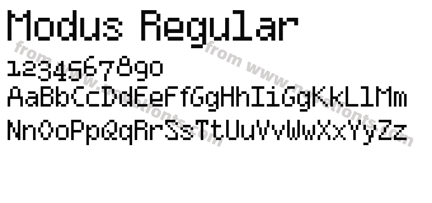 Modus RegularPreview