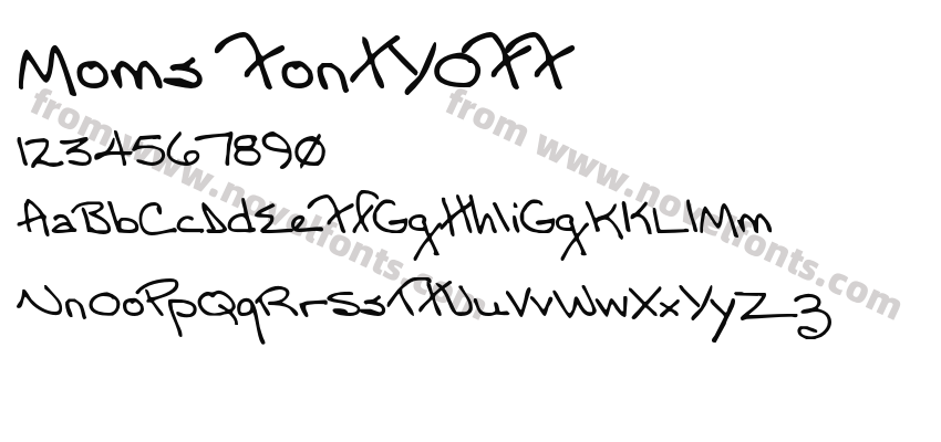 Moms FontYOFFPreview