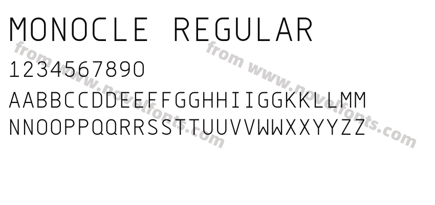 Monocle RegularPreview