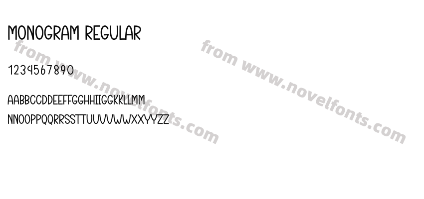 Monogram RegularPreview