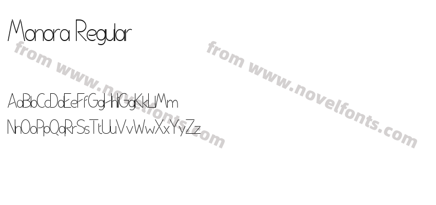 Monora RegularPreview