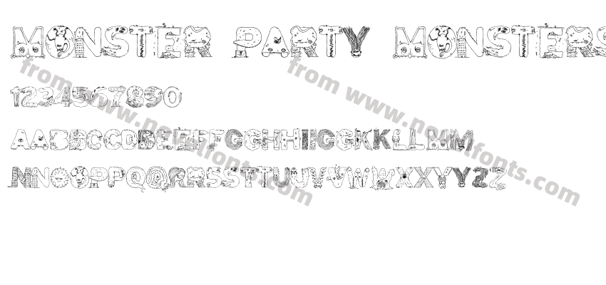 Monster Party MonstersPreview