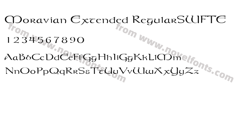Moravian Extended RegularSWFTEPreview
