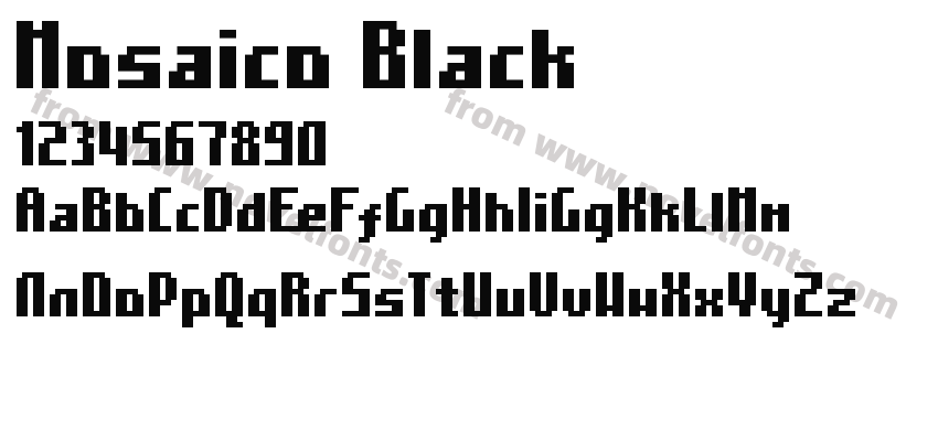 Mosaico BlackPreview