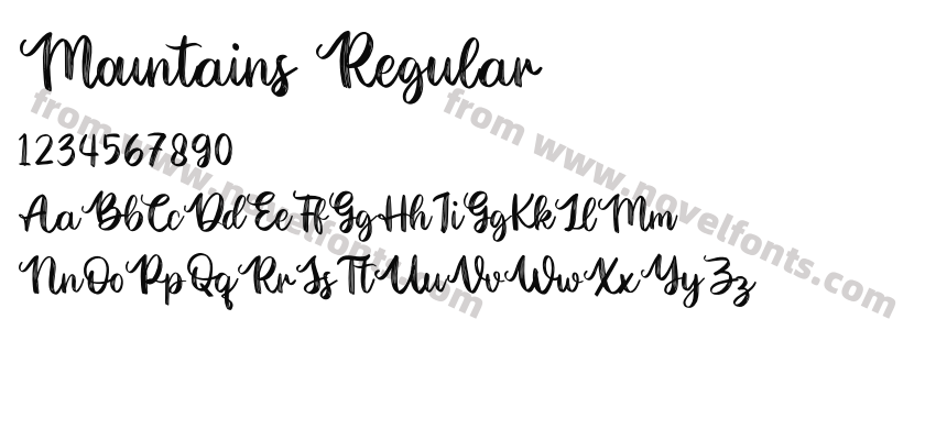 Mountains RegularPreview