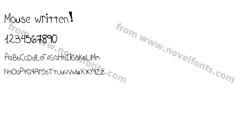 Mouse Written!Preview