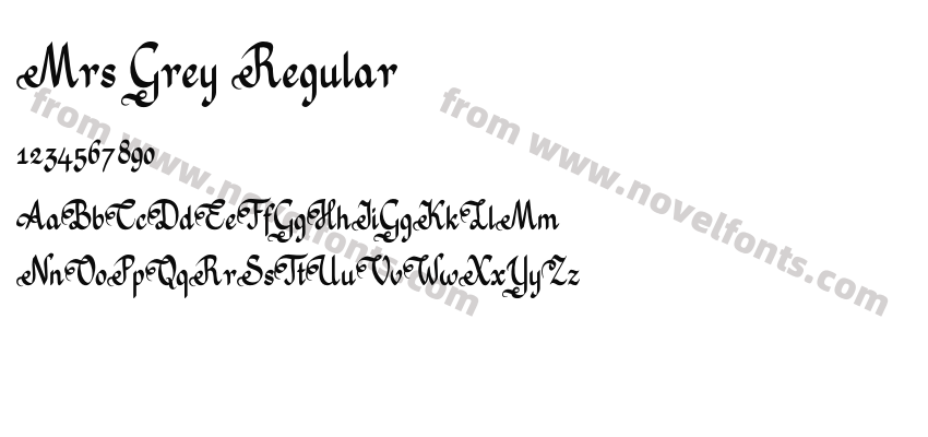 Mrs Grey RegularPreview