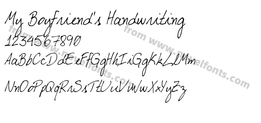 My Boyfriend's HandwritingPreview