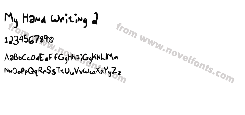 My Hand Writing 2Preview