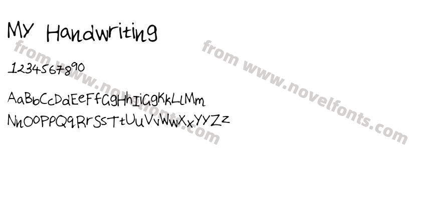 My HandwritingPreview