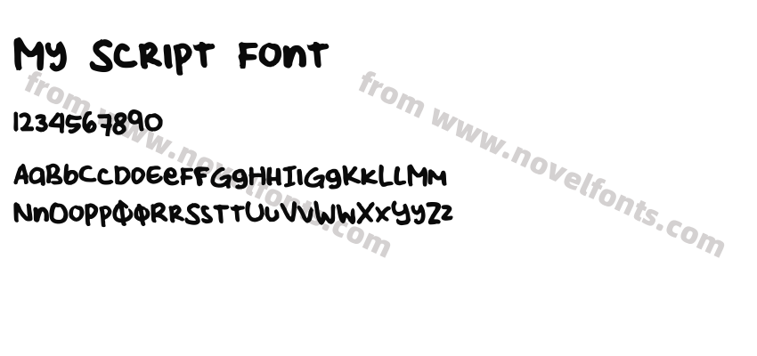 My Script FontPreview