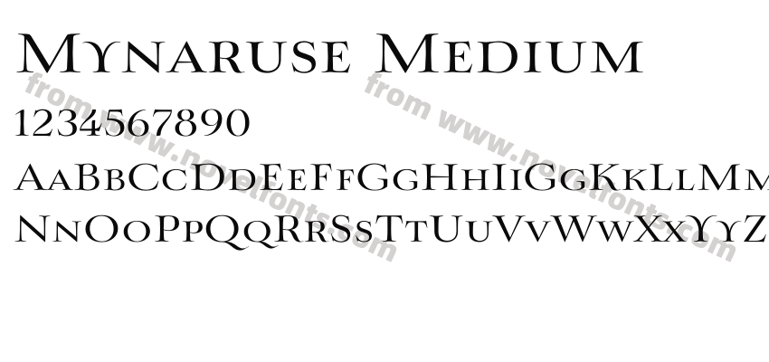 Mynaruse MediumPreview