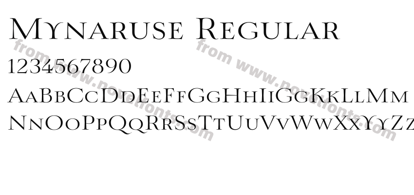 Mynaruse RegularPreview