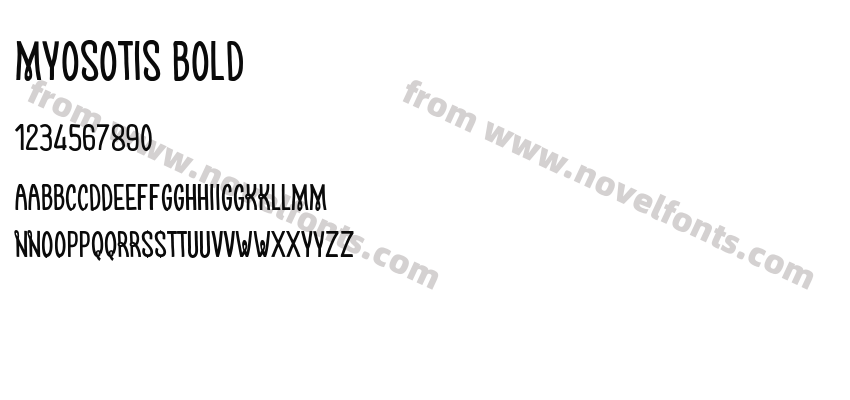 Myosotis BoldPreview
