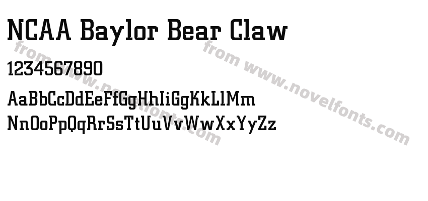 NCAA Baylor Bear ClawPreview
