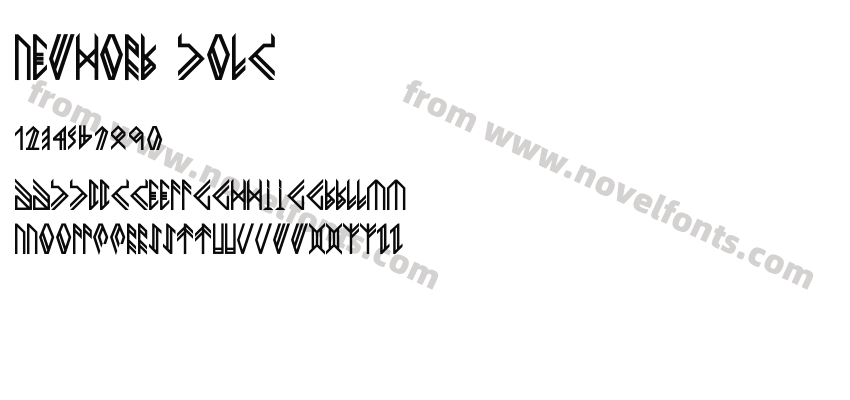 NEWHORK BoldPreview