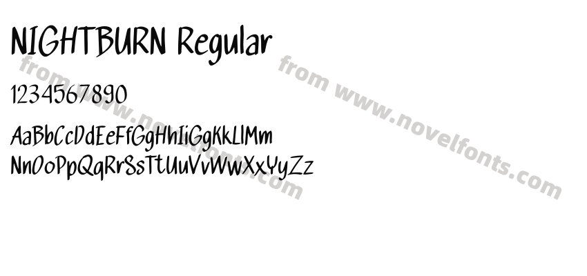 NIGHTBURN RegularPreview