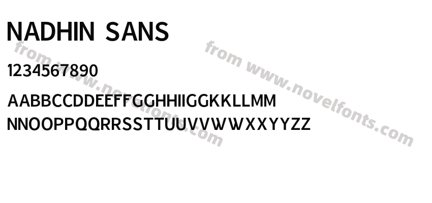 Nadhin SansPreview