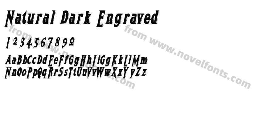 Natural Dark EngravedPreview