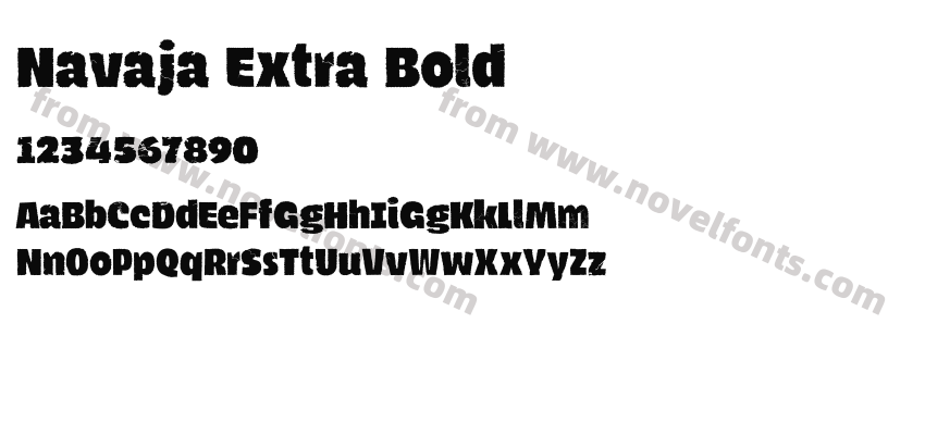 Navaja Extra BoldPreview