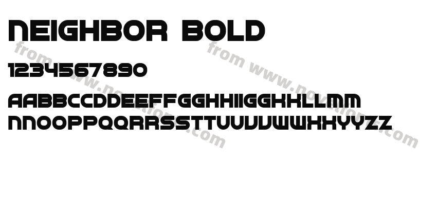 Neighbor BoldPreview