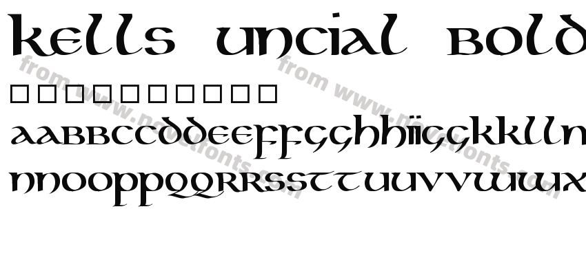 Kells Uncial BoldPreview