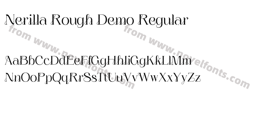Nerilla Rough Demo RegularPreview