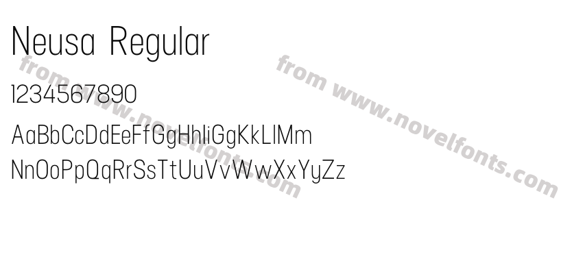 Neusa RegularPreview