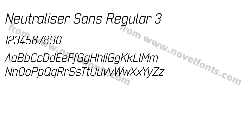 Neutraliser Sans Regular 3Preview