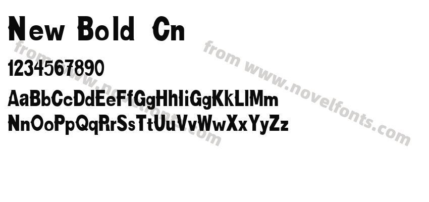 New Bold CnPreview