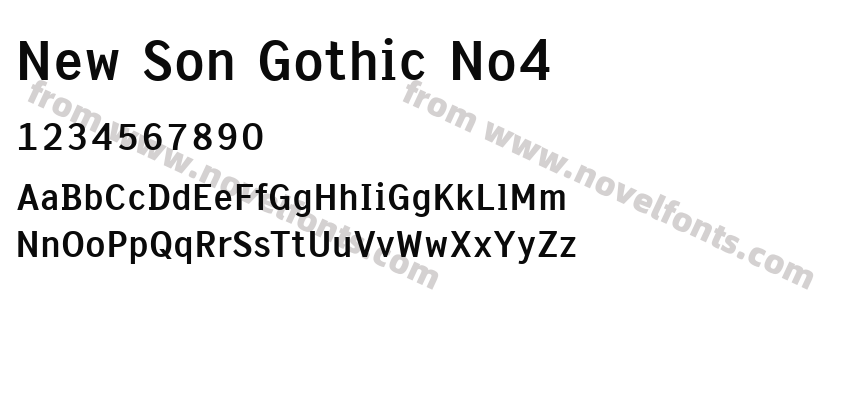 New Son Gothic No4Preview