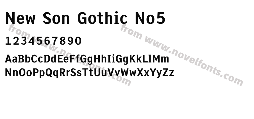 New Son Gothic No5Preview
