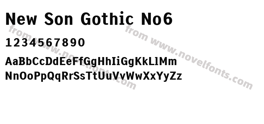 New Son Gothic No6Preview