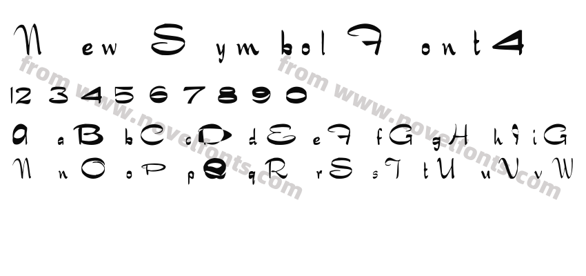 New Symbol Font4Preview