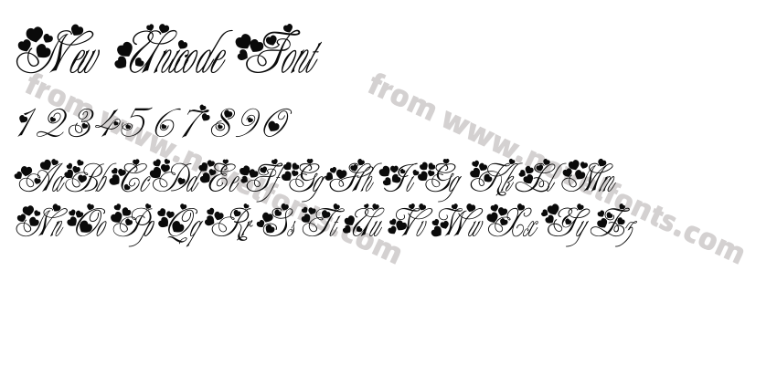 New Unicode FontPreview